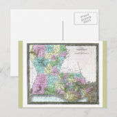 Alt 1848 Louisiana Karte (Vorne/Hinten)