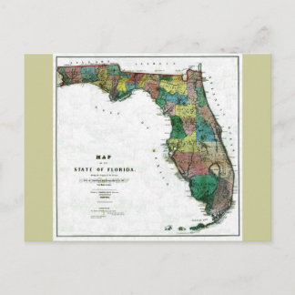 Alt 1856 Florida Karte