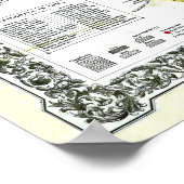 Alt 1856 Iowa Karte Poster (Ecke)