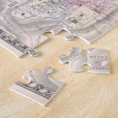 Alt 1864 Historischer Staat der Palästinensischen Puzzle (Seite)