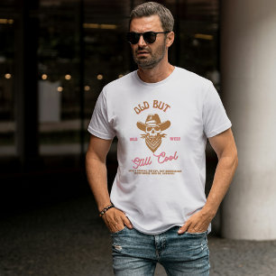 Alt aber immer noch Cooler Cowboy Skull T-Shirt