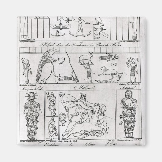 Alt ägyptisch und persisch magnet (Vorne)