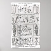 Alt ägyptisch und persisch poster (Vorne)