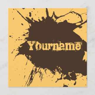 Alt als Schmutz - Braten-u. Schmutz-Party laden Einladung