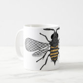 alt Biene Kaffeetasse (Vorderseite Links)