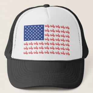ALT-BIKE-FLAG-T-SHIRT TRUCKERKAPPE