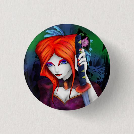 Alt Delta: Shiki mit Schwert Button (Vorderseite)