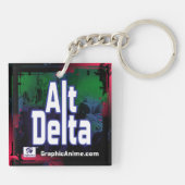 Alt Delta: Shiki mit Schwert Schlüsselanhänger (Rückseite)