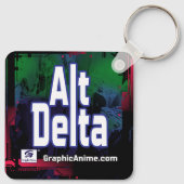 Alt Delta: Shiki mit Schwert Schlüsselanhänger (Rückseite)