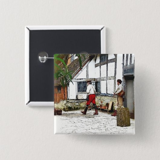 ALT ENGLAND BUTTON (Vorne & Hinten)