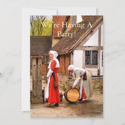 ALT ENGLAND EINLADUNG (Vorderseite)