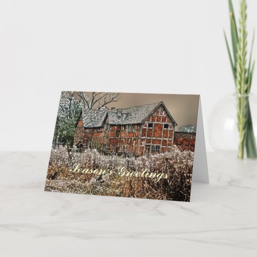 ALT ENGLAND FEIERTAGSKARTE (Vorderseite)