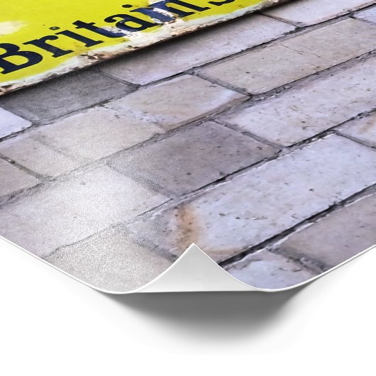 ALT ENGLAND FOTODRUCK (Ecke)