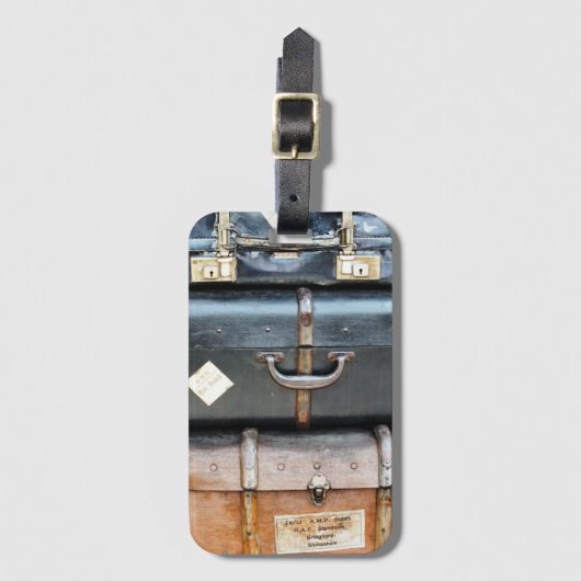 ALT ENGLAND GEPÄCKANHÄNGER (Vorderseite Vertikal)