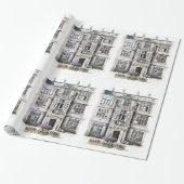 ALT ENGLAND GESCHENKPAPIER (Ungerollt)