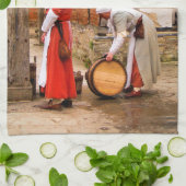 ALT ENGLAND GESCHIRRTUCH (Gefaltet)