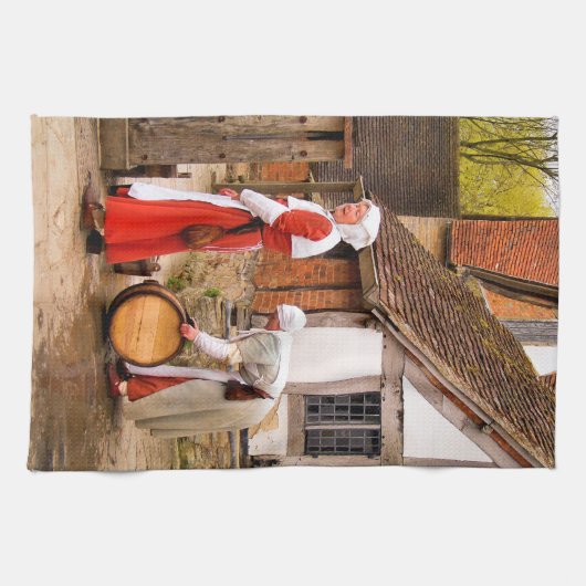 ALT ENGLAND GESCHIRRTUCH (Horizontal)