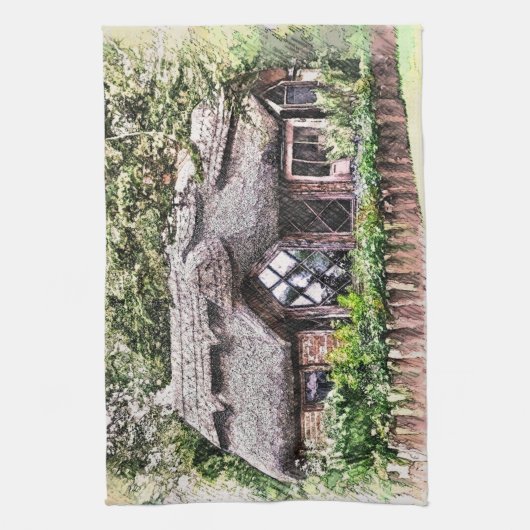 ALT ENGLAND GESCHIRRTUCH (Vertikal)