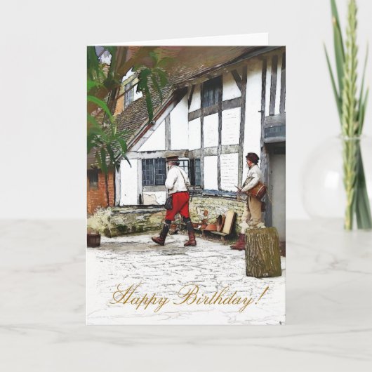 ALT ENGLAND KARTE (Vorderseite)