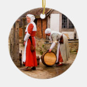 ALT ENGLAND KERAMIK ORNAMENT (Vorne)