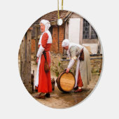 ALT ENGLAND KERAMIK ORNAMENT (Links)