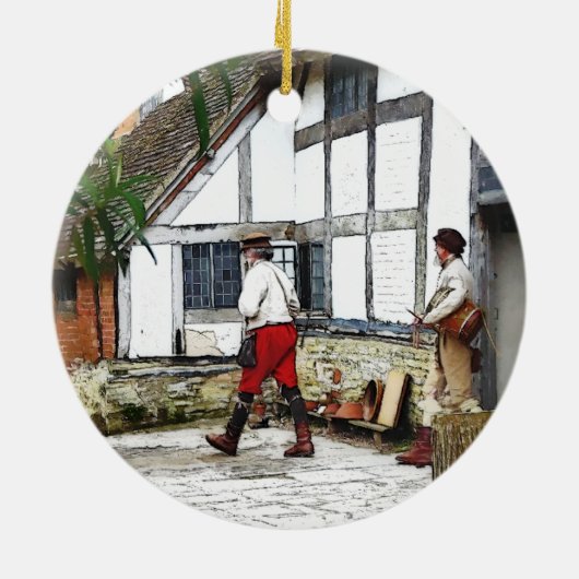 ALT ENGLAND KERAMIK ORNAMENT (Hinten)