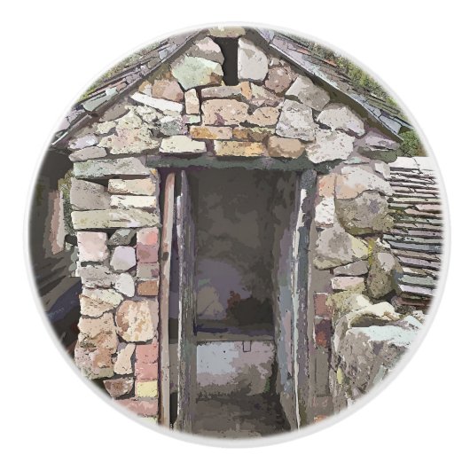 ALT ENGLAND KERAMIKKNAUF (Vorderseite)