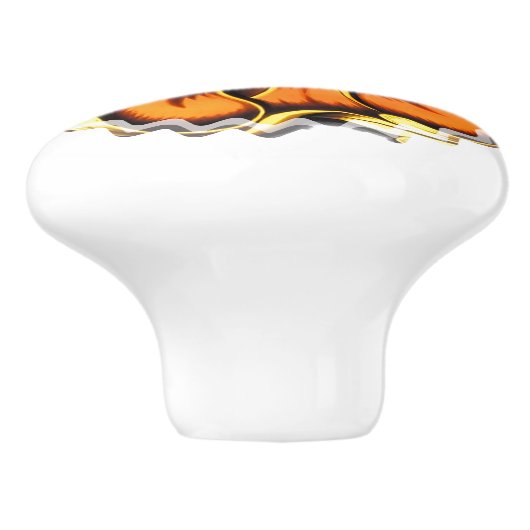 ALT ENGLAND KERAMIKKNAUF (Seitenansicht)