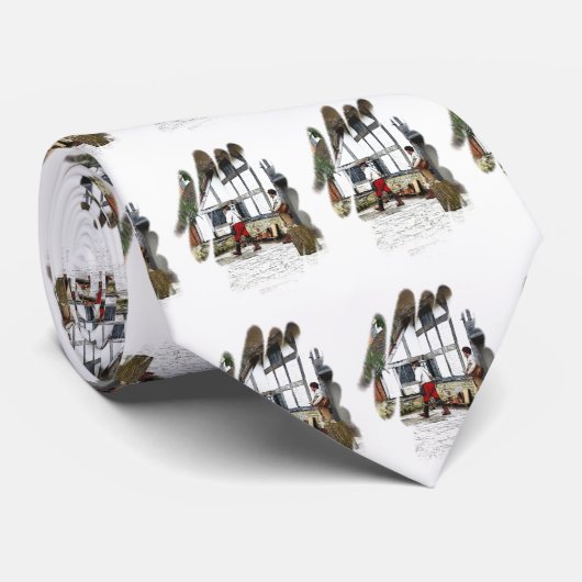 ALT ENGLAND KRAWATTE (Gerollt)