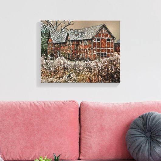 ALT ENGLAND LEINWANDDRUCK (Insitu (Wohnzimmer))