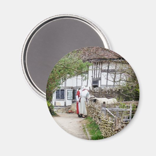 ALT ENGLAND MAGNET (Vorderseite/Rückseite)