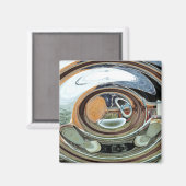 ALT ENGLAND MAGNET (Vorderseite/Rückseite)