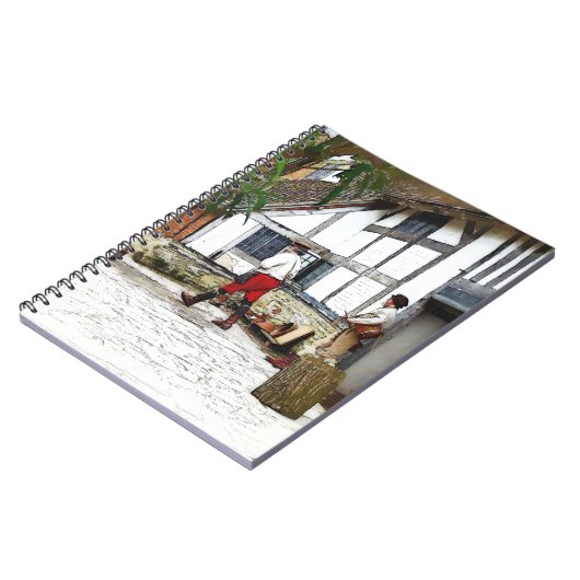 ALT ENGLAND NOTIZBLOCK (Linke Seite)