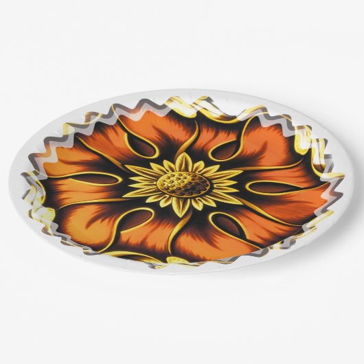 ALT ENGLAND PAPPTELLER (Schrägansicht)