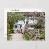 ALT ENGLAND POSTKARTE (Vorne/Hinten)