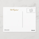 ALT ENGLAND POSTKARTE (Rückseite)