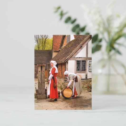 ALT ENGLAND POSTKARTE (Stehend Vorderseite)