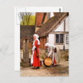 ALT ENGLAND POSTKARTE (Vorne/Hinten)