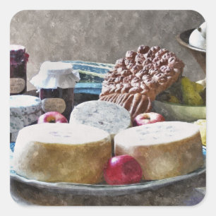 ALT ENGLAND QUADRATISCHER AUFKLEBER