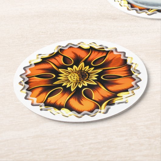 ALT ENGLAND RUNDER PAPPUNTERSETZER (Angewinkelt)