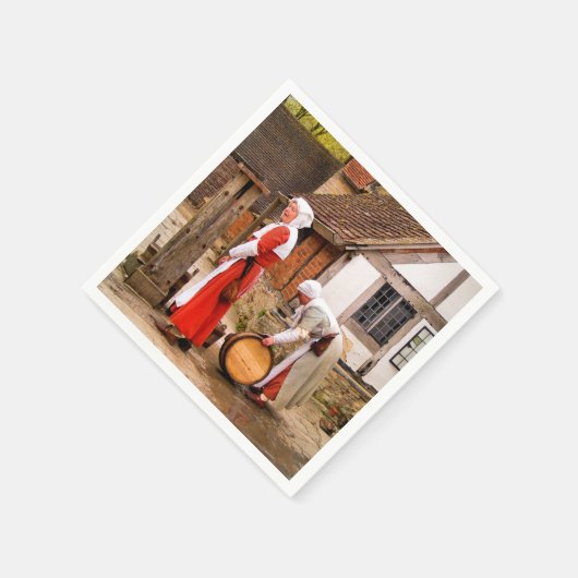 ALT ENGLAND SERVIETTE (Ecke)