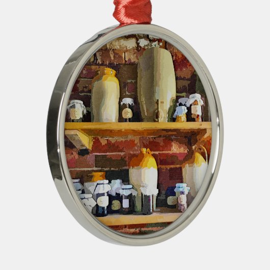 ALT ENGLAND SILBERNES ORNAMENT (Rechts)