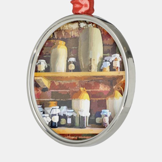 ALT ENGLAND SILBERNES ORNAMENT (Links)