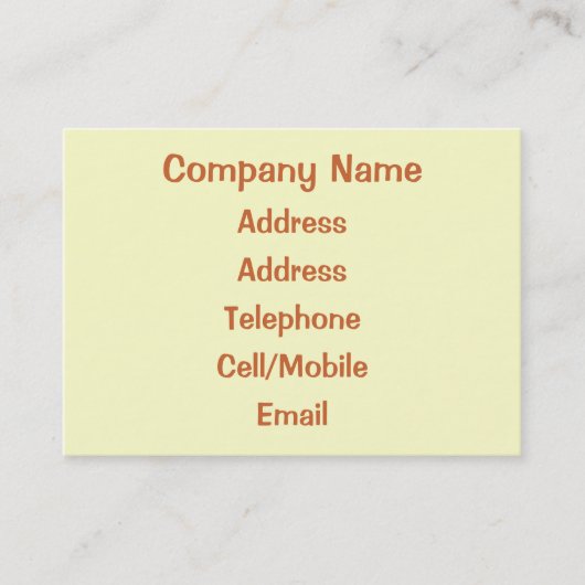 ALT ENGLAND VISITENKARTE (Vorderseite)