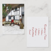 ALT ENGLAND VISITENKARTE (Vorne/Hinten)