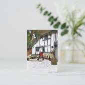 ALT ENGLAND VISITENKARTE (Stehend Vorderseite)