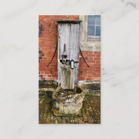 ALT ENGLAND VISITENKARTE (Vorderseite)