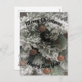 Alt-Feiertags-Grünschnäbel Feiertagspostkarte (Vorne/Hinten)