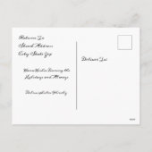 Alt-Feiertags-Grünschnäbel Feiertagspostkarte (Rückseite)