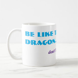 Alt Funny Dragon Talk Hot Air Joke Mythische Besti Kaffeetasse